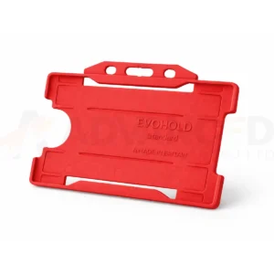 Red Id Card Holder Single Sided