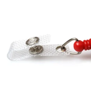 Red Strap Clip Badge Reel 2