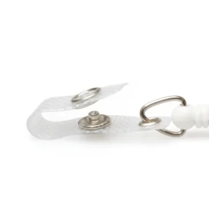 White Strap Clip Badge Reel 2
