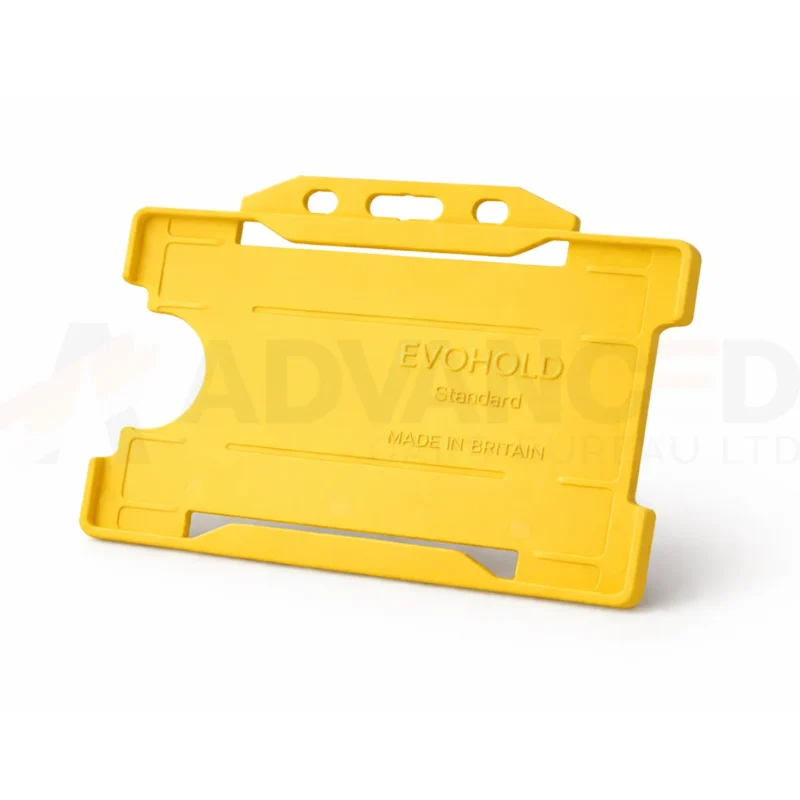 Yellow Id Card Holder Single Sided - Advanced Card Bureau Ltd Yellow Id Card Holder Single Sided