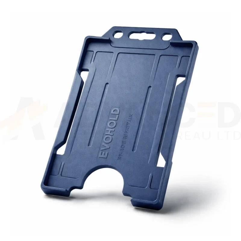 Dark Blue Id Card Holder Portait