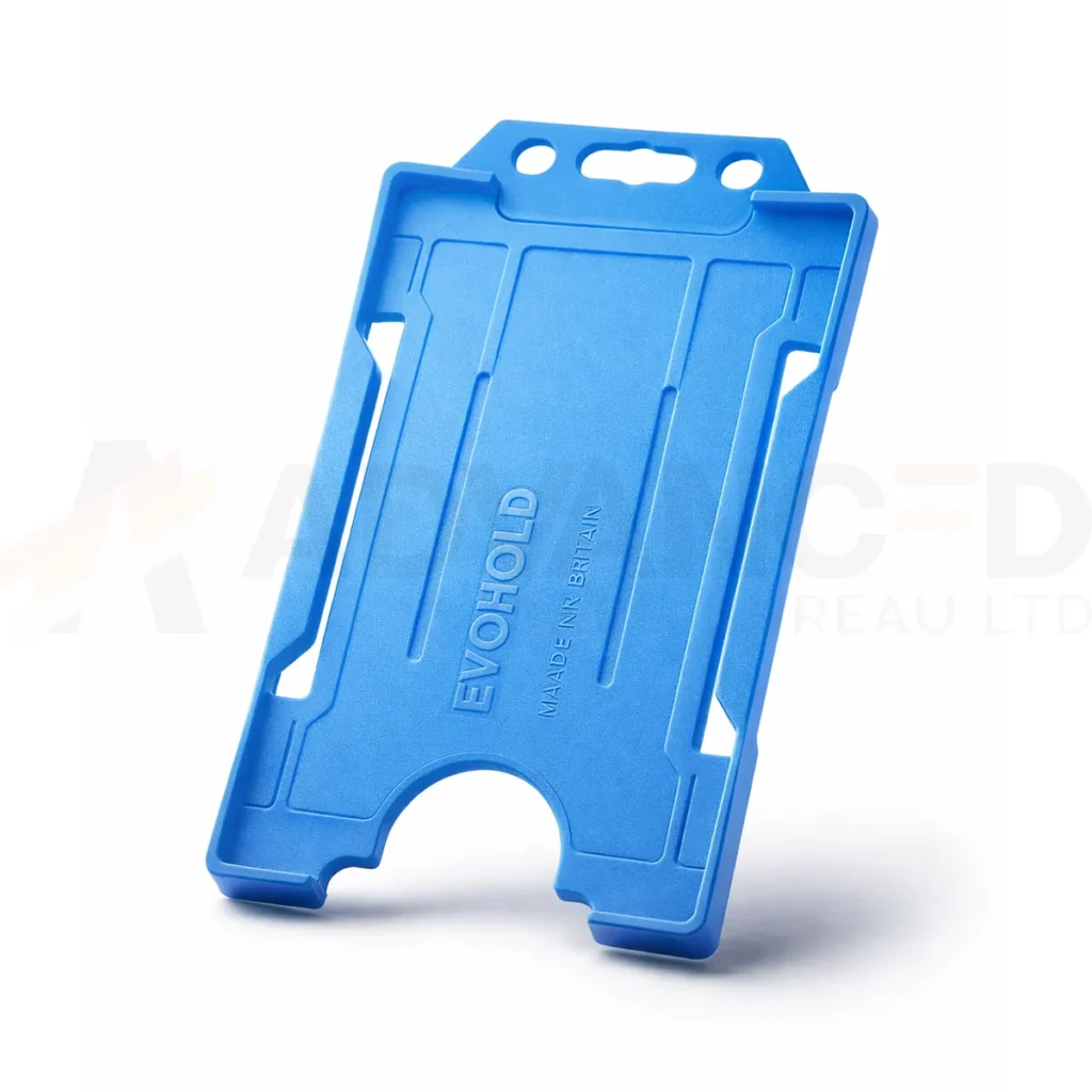 Light Blue Id Card Holder - Single-Sided Portrait