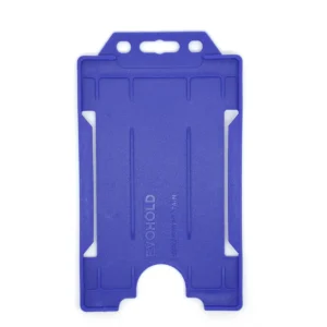 Navy Blue Id Card Holder Portait