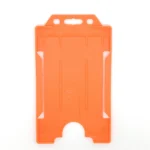 Orange Id Card Holder Portait