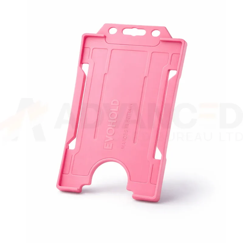 Pink Id Card Holder Portait - Advanced Card Bureau Ltd Pink Id Card Holder Portait