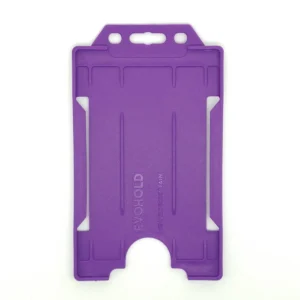 Purple Id Card Holder Portait