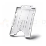 White Id Card Holder Portait
