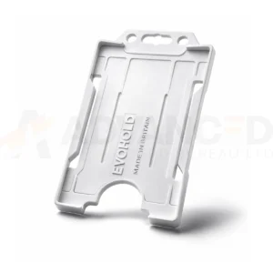 White Id Card Holder Portait