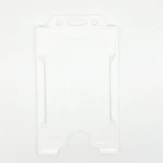 White Id Card Holder Portait