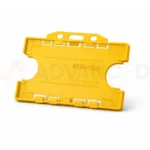 Yellow Id Card Holder Double Sided