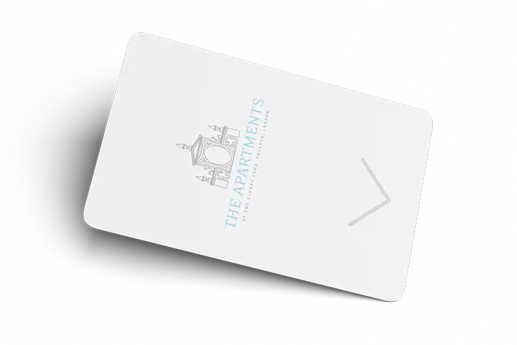 Branded hotel key card