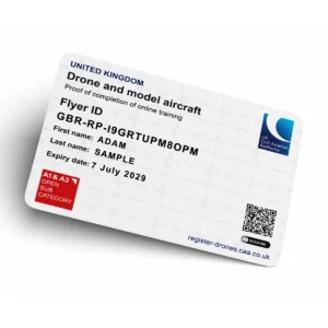 Drone Flyer Licence Id Card