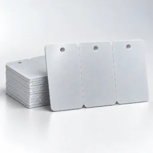Silver Blank Three-Tag PVC Cards – CR80 Silver Blank Three-Tag PVC Cards – CR80