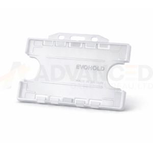 Clear Id Card Holder - Double-Sided Landscape