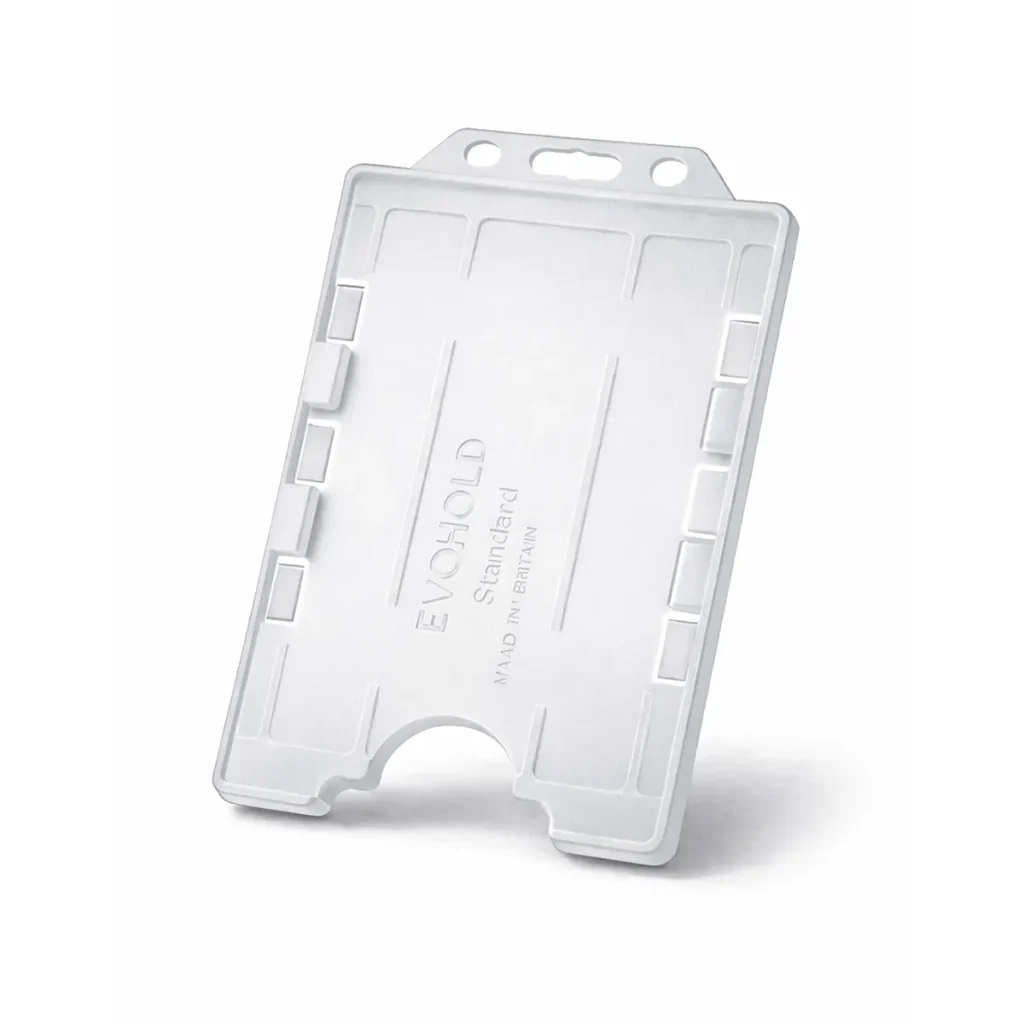 Clear Id Card Holder - Double-Sided Portrait Clear Id Card Holder - Double-Sided Portrait