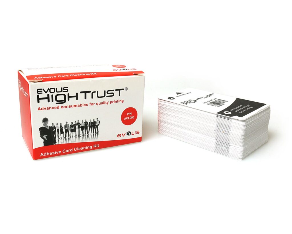 Evolis ACL003 Adhesive Cleaning Cards (50 Pack)
