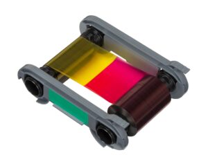 Evolis R7H206NAAA YMCKO-KO Half Panel Ribbon (250 Prints)