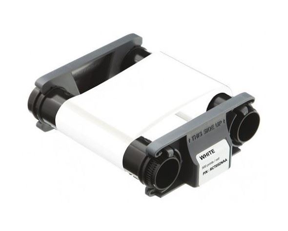 Evolis RCT052NAA Edikio White Monochrome Ribbon (500 Prints)