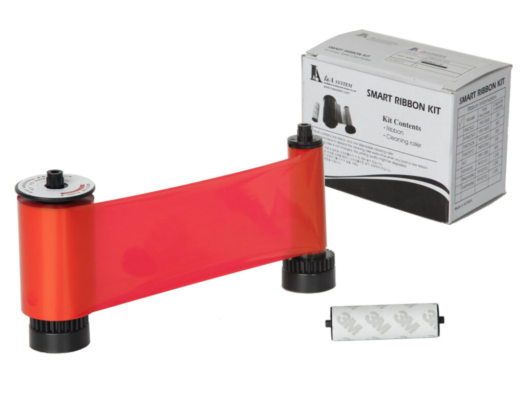 IDP Smart 650664 Red Monochrome Ribbon (1,200 Prints)