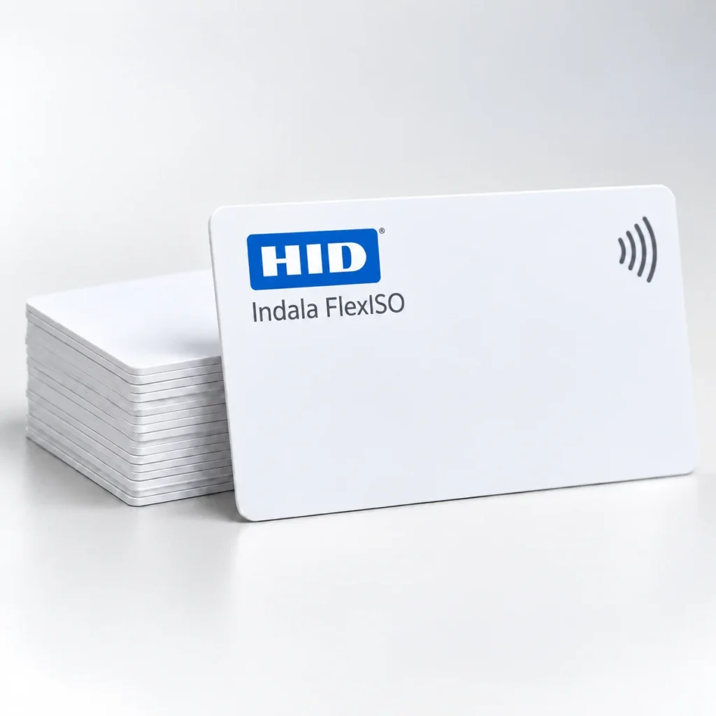 HID Indala FlexISO FPISO-SSSCNA-0000 Cards – Pack of 100