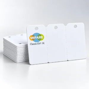 MIFARE Classic EV1 1K 3-Up Key Tag Cards – Pack of 100