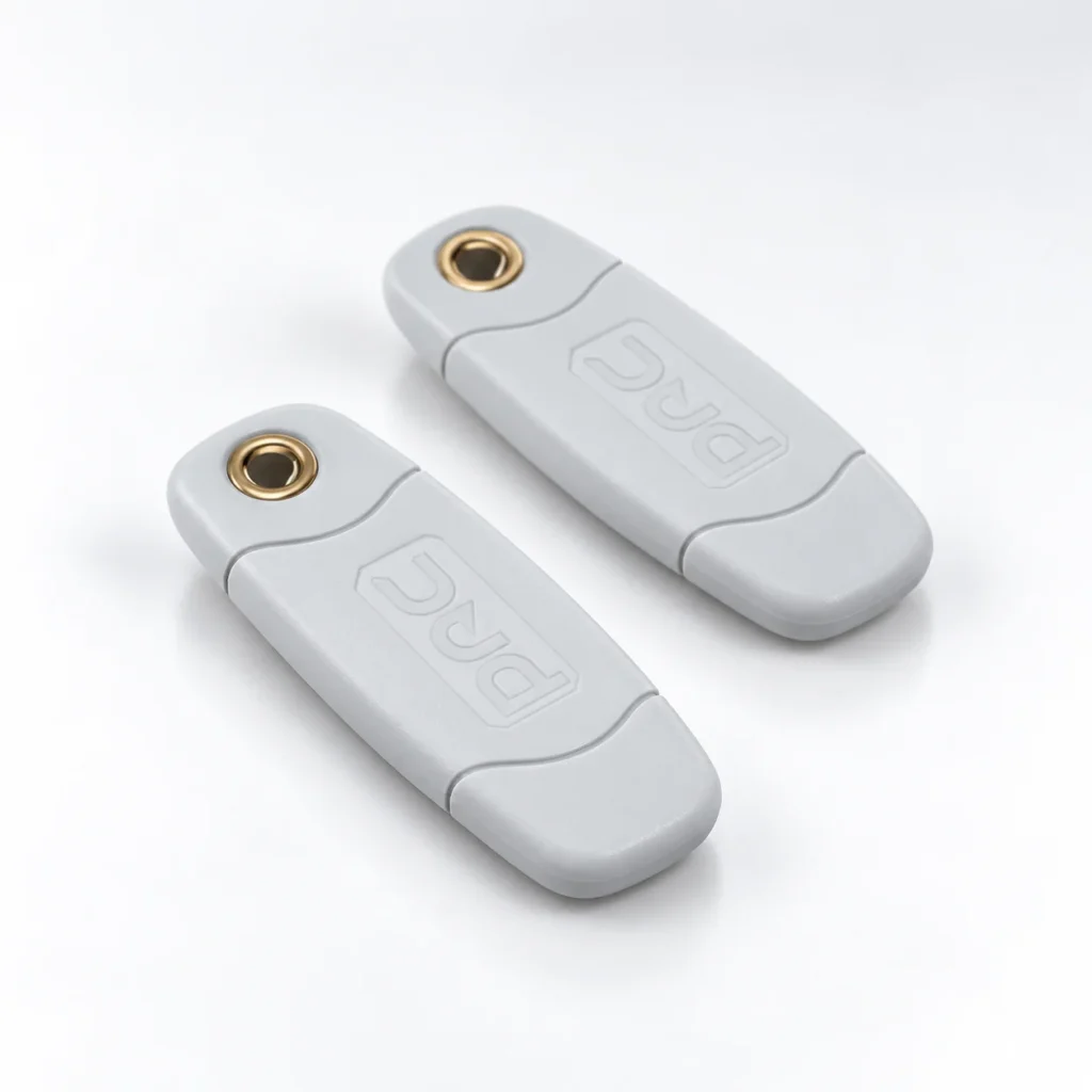 PAC White KeyPAC Fobs with Clip – Pack of 10