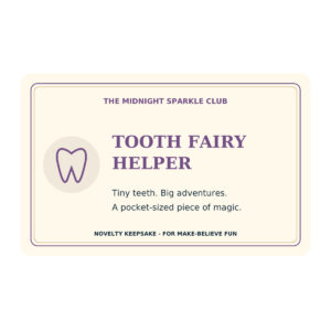 Tooth Fairy Helper Card - Novelty Keepsake