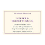 tooth fairy helper card reverse stock design