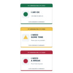 traffic light communication cards front stock artwork