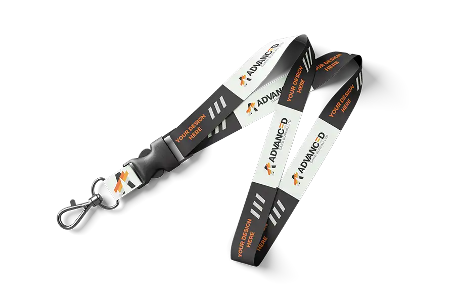 Bespoke printed ACB lanyard